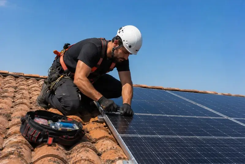 Maintenance et monitoring de panneaux solaires à Saint-Jean-en-Royans