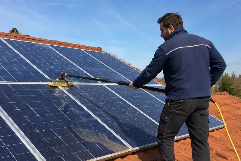 Nettoyage et entretien de panneaux solaires à Saint-Jean-en-Royans